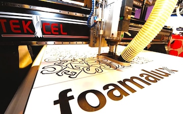 CNC router cutting